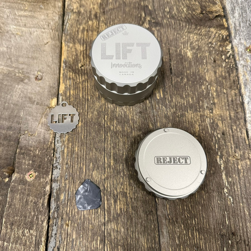 ***REJECT*** 3 Piece SILVER Grinder LIFETIME WARRANTY Made with parts that have a scratch, dent or off color