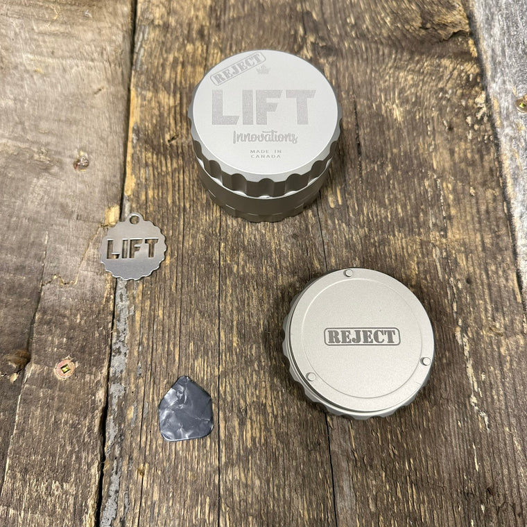 ***REJECT*** 3 Piece SILVER Grinder LIFETIME WARRANTY Made with parts that have a scratch, dent or off color