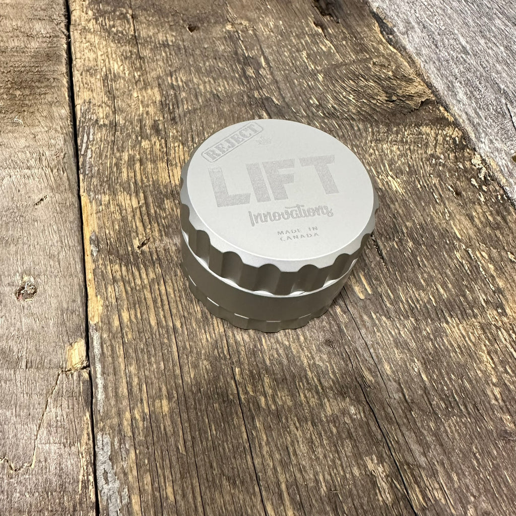 ***REJECT*** 3 Piece SILVER Grinder LIFETIME WARRANTY Made with parts that have a scratch, dent or off color