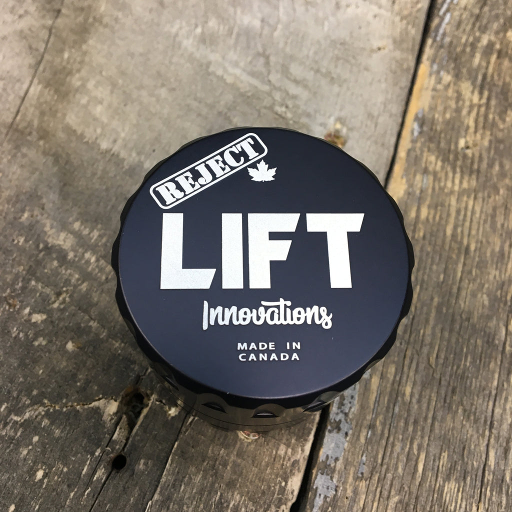 ***REJECT*** 4 Piece BLACK Grinder LIFETIME WARRANTY Made with parts that have a scratch, dent or off color